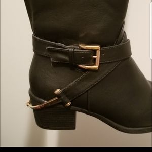 Olivia Miller black riding boot